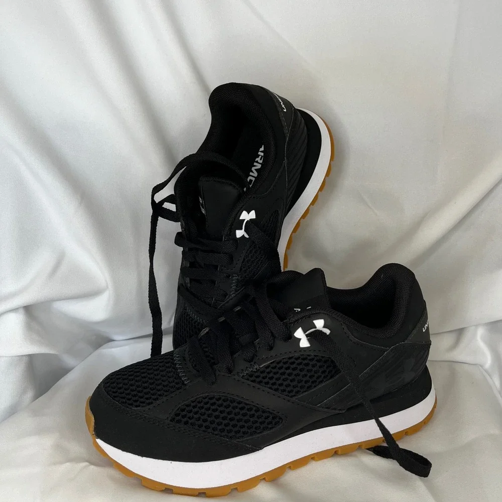 Under Armour Kids Black Running Shoes‎ Athletic Sneakers Size Little Kids 3